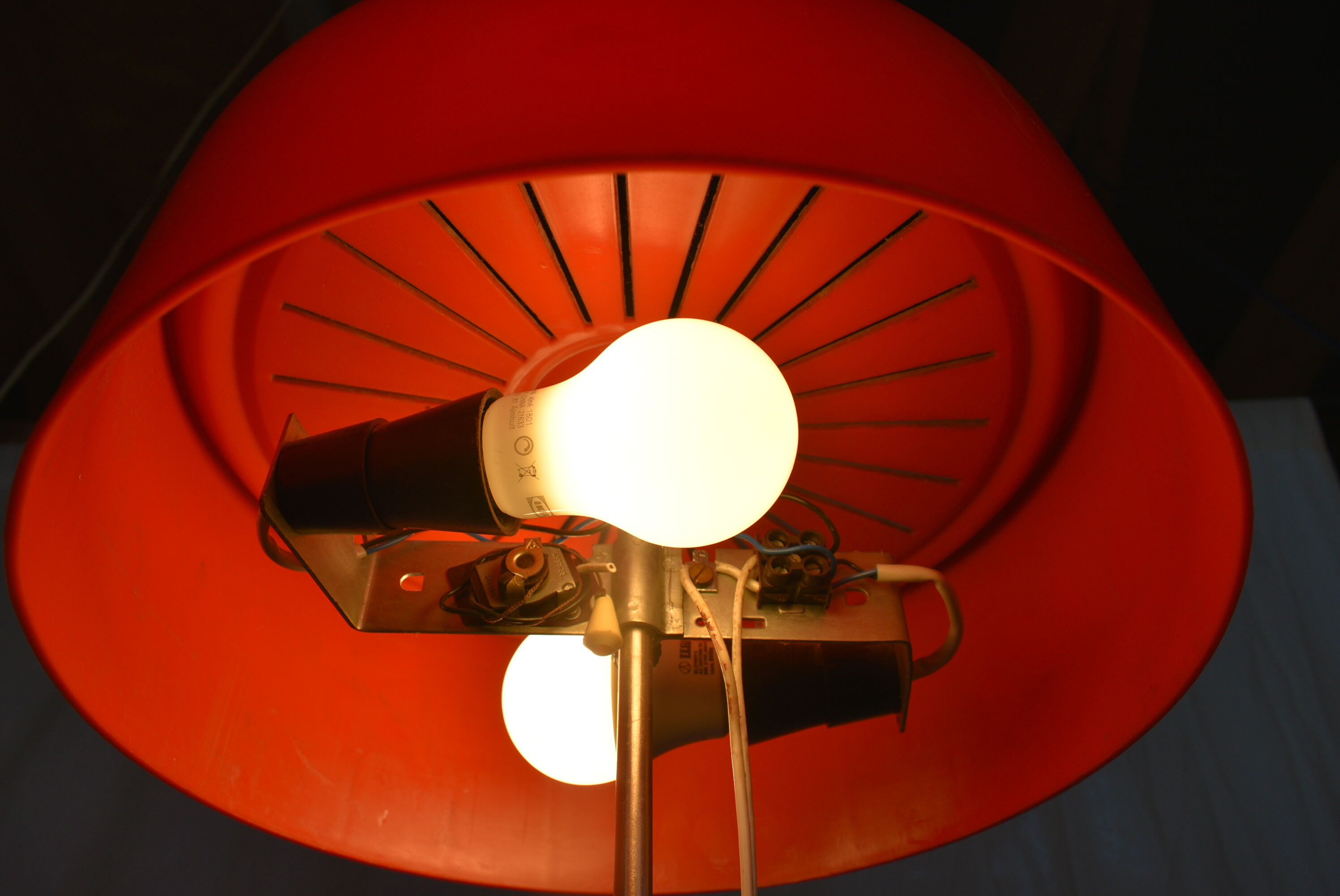 Mid-Century Space Age Table Lamp by Kamenicky Senov, Czechoslovakia, 1970's