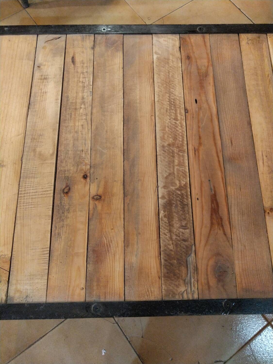 Industrial coffee table