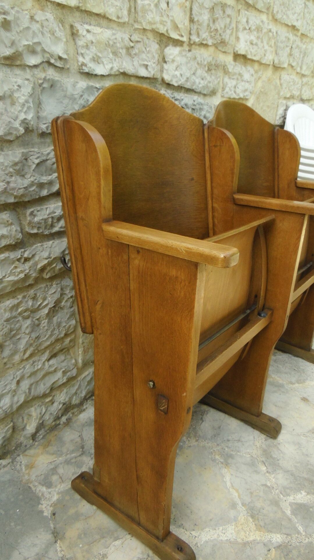 Former cinema seat 2 chairs