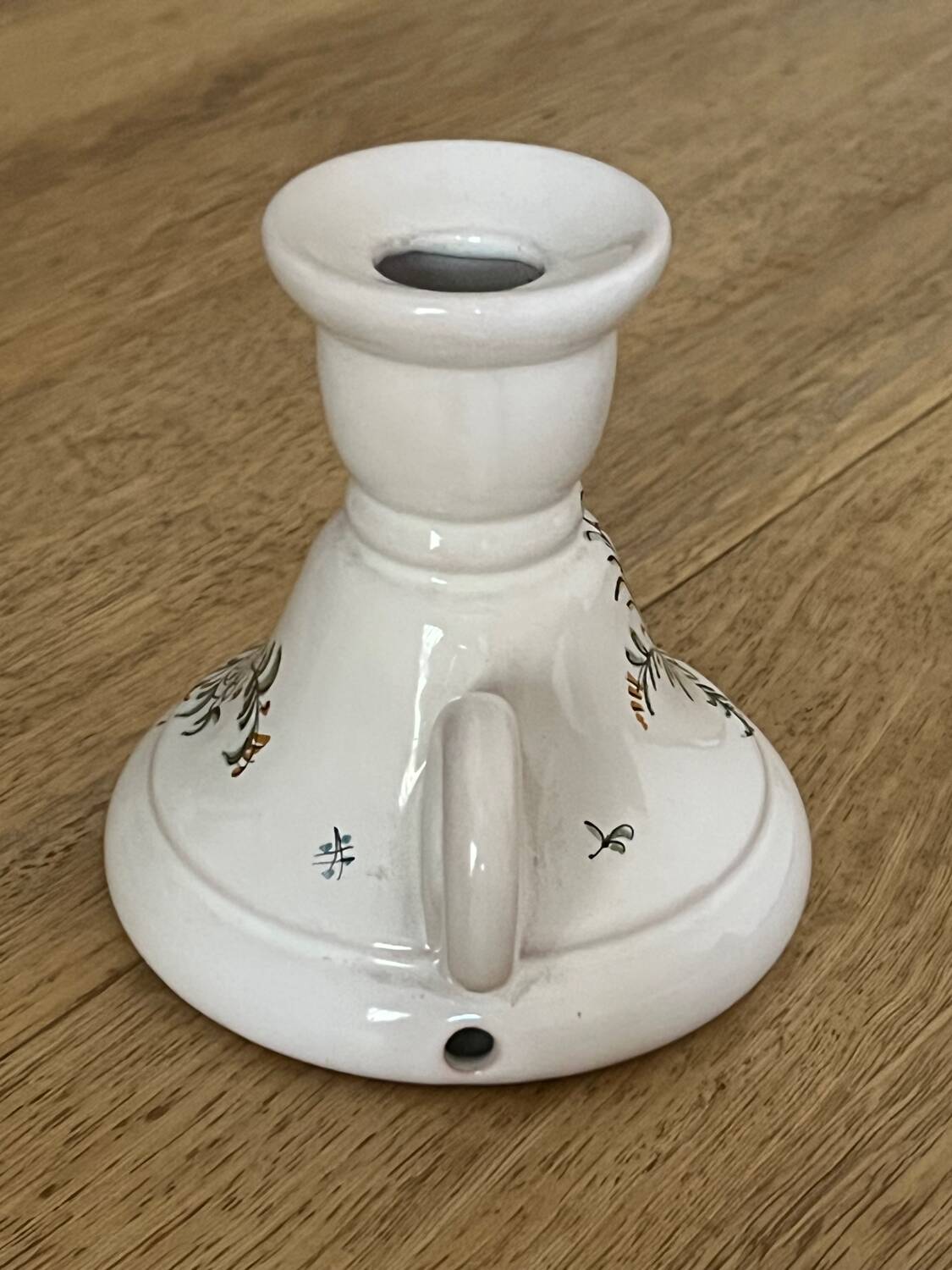 Vintage candle holder made by Lallier in Moustier