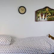 Vintage folding bed – wood and metal – 206 cm – rustic charm and practicality