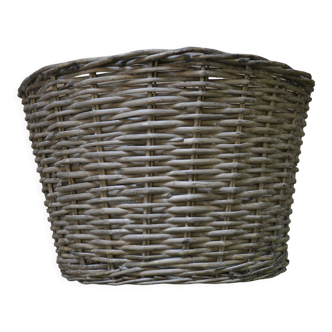 Suspension in grey braided rattan