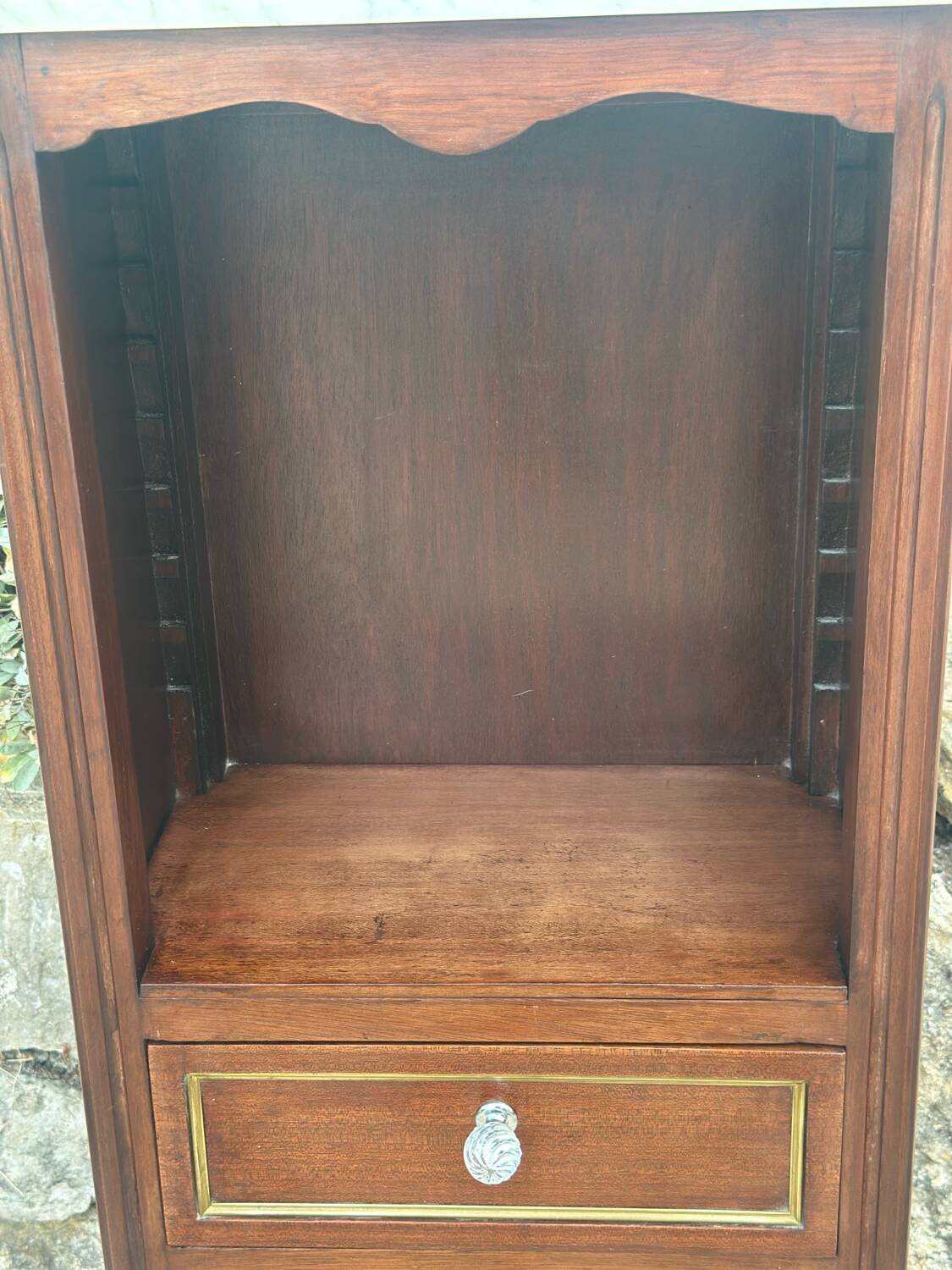 Small Louis XVI style Mahogany and mahogany veneer chiffonier