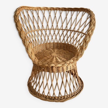 Children's rattan armchair