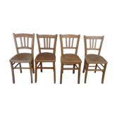 4 vintage bistro chairs