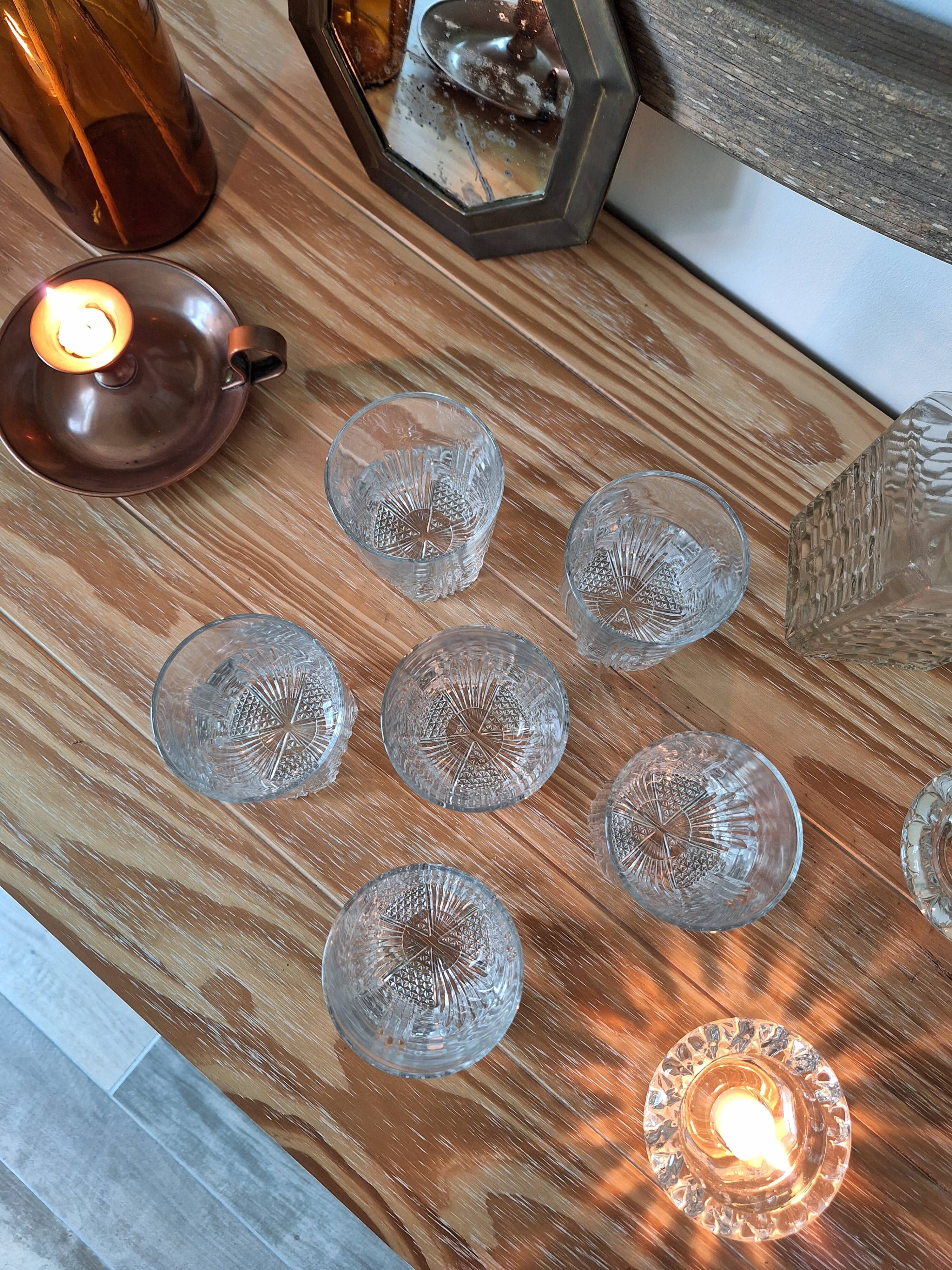 Art Deco whisky glasses