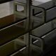 Modular freestanding shelving system, France, 1950s