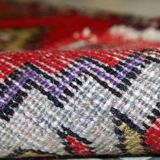 Tapis vintage fait main Yastik turc 48cm x 107cm (1950s)