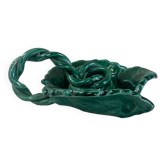 Vintage earthenware candle holder