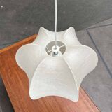 Modern mid-century Cocoon pendant lamp by Friedel Wauer for Goldkant Leuchten, Germany, 1960s.