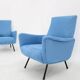 1960s Pair of Restored Italian Armchairs