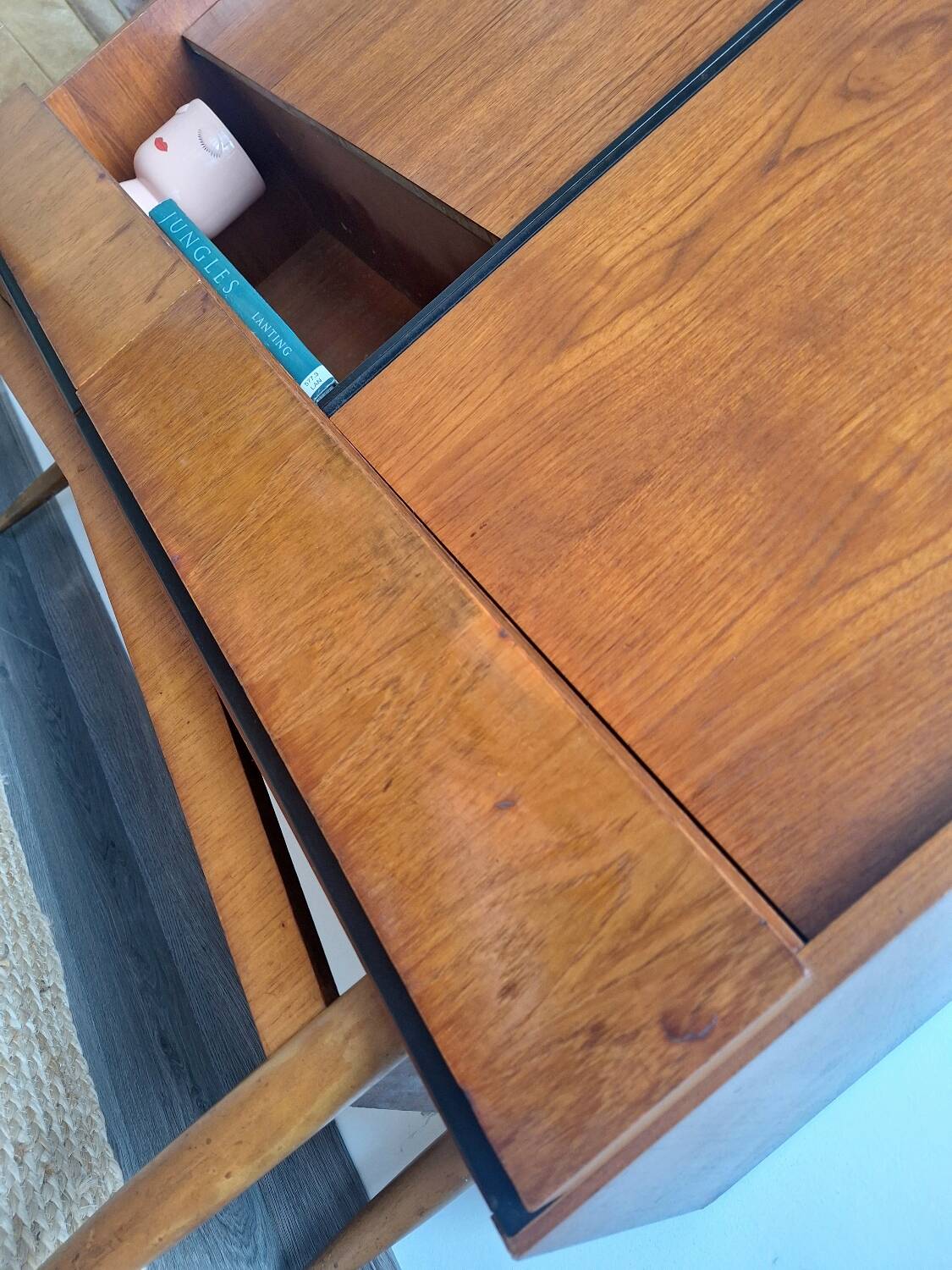 Enfilade vintage, meuble bar ancien, buffet