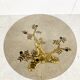 Vintage brass coffee table, 1970s