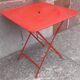 Folding bistro or garden table, made of metal. (Individually or in sets)