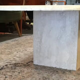 Travertine lounge table