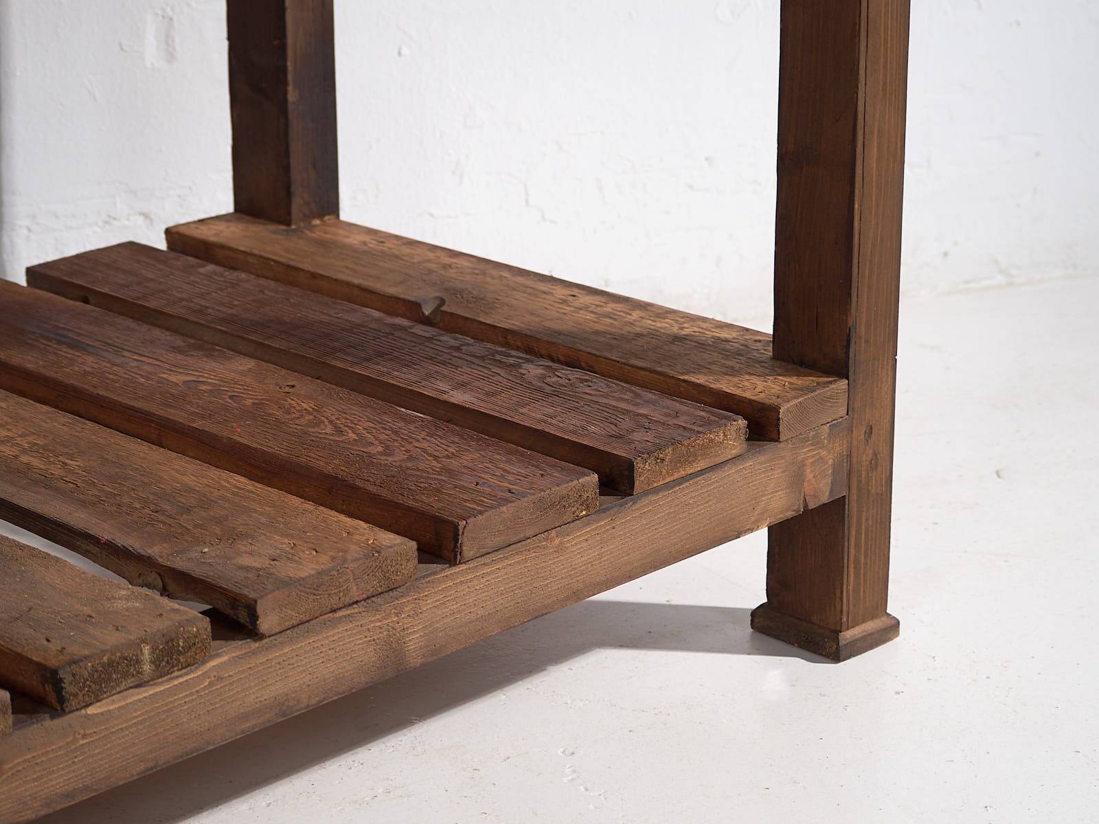 Antique solid wood kitchen island (c.1920) #5