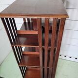 Mahogany revolving bookcase