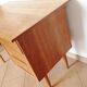 Scandinavian-style verni chene desk / vintage 60s