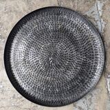 Large struck metal tray