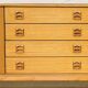 Vintage Scandinavian sideboard in blond teak