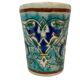 Iznik, glass goblet in polychrome faience Turkey 19th century