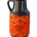 Large Fat Lava Floor Vase 45 cm by Carstens Tönnieshof – Mid Century