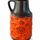 Large thick lava vase of 45 cm by Carstens Tönnieshof – Mid Century W