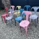 8 chaises Multipl's par Joseph Mathieu, années 50