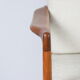 Fauteuil d’origine scandinave, entièrement restauré, rembourré, designer Z. Baczyk, années 60, beige