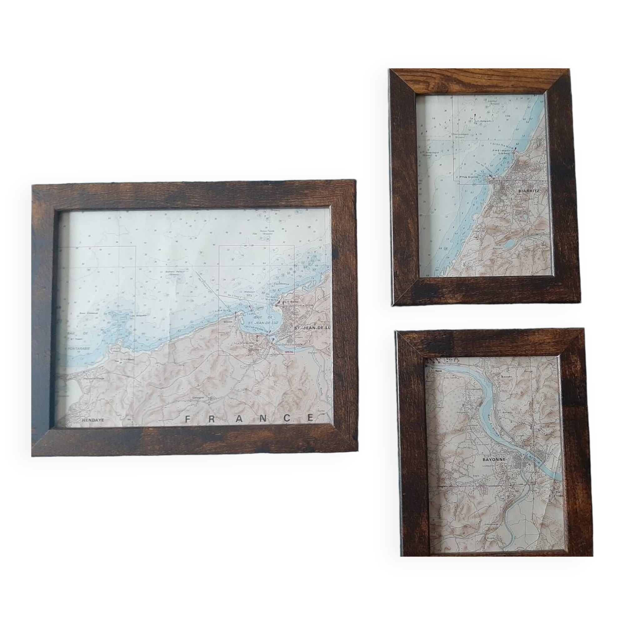 Nautical chart frames
