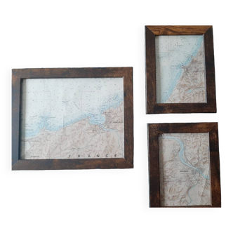 Nautical chart frames