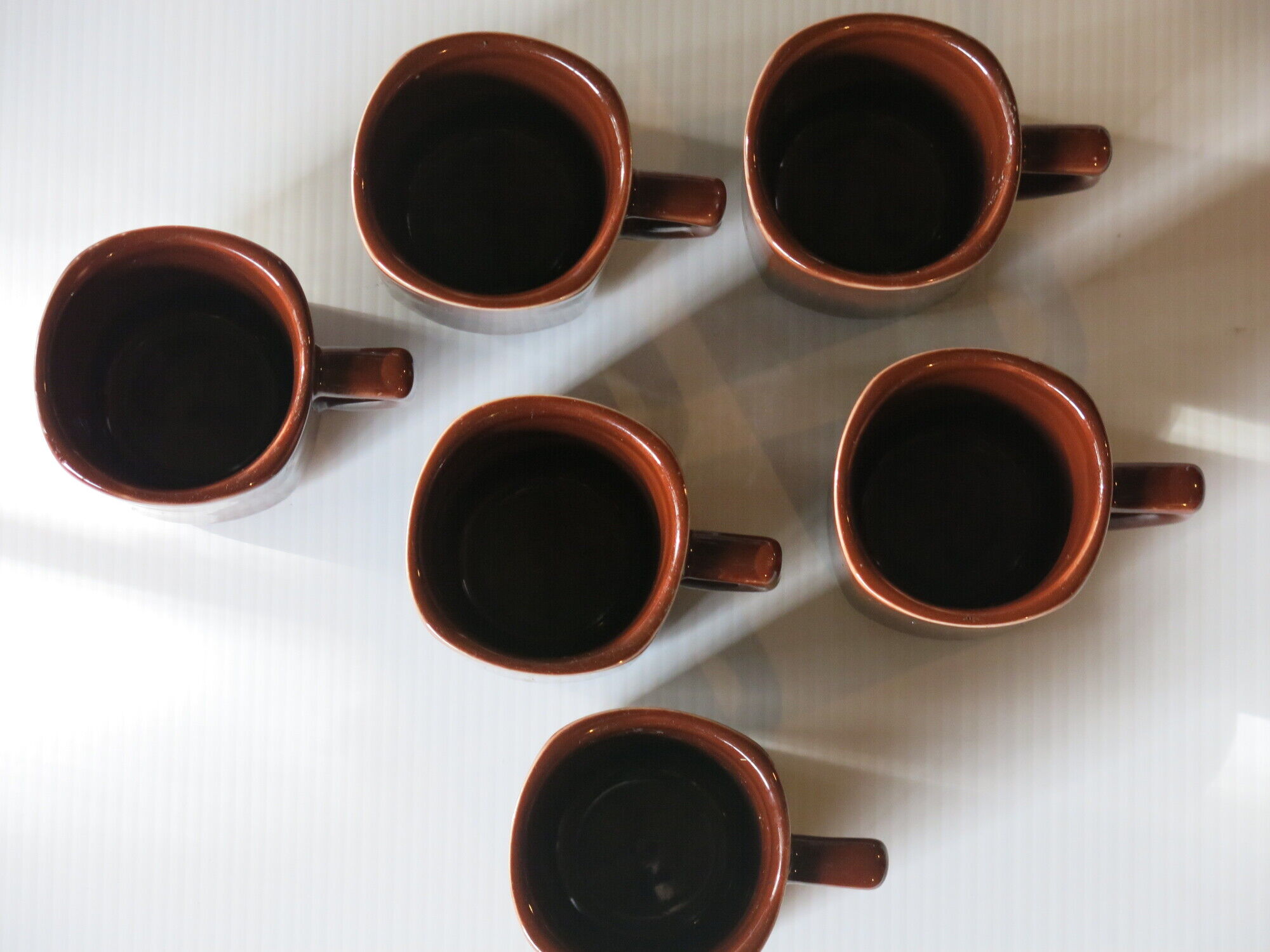 6 espresso cups from Sarreguemines France