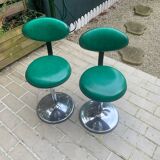 Vintage height-adjustable bar stool