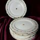 Seven antique Limoges porcelain plates – CFH / GDM