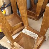 4 low stools designed from the 50s