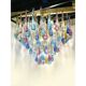 Grand Lustre en Verre de Murano Multicolore – Design Scénique