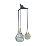 Mid Century Modern glass cascading chandelier