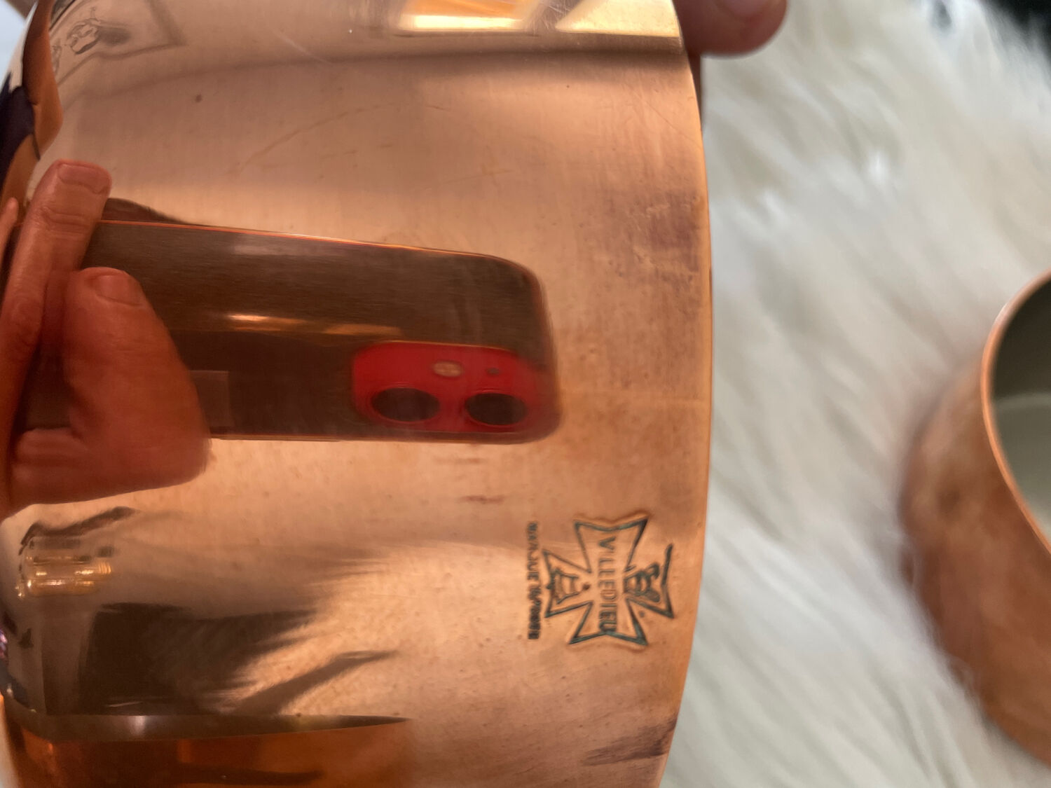 Havard copper saucepan