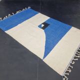 Berber carpet natural wool Morocco 3 x 2 m