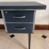 Bureau en métal style Ronéo, années 60-70