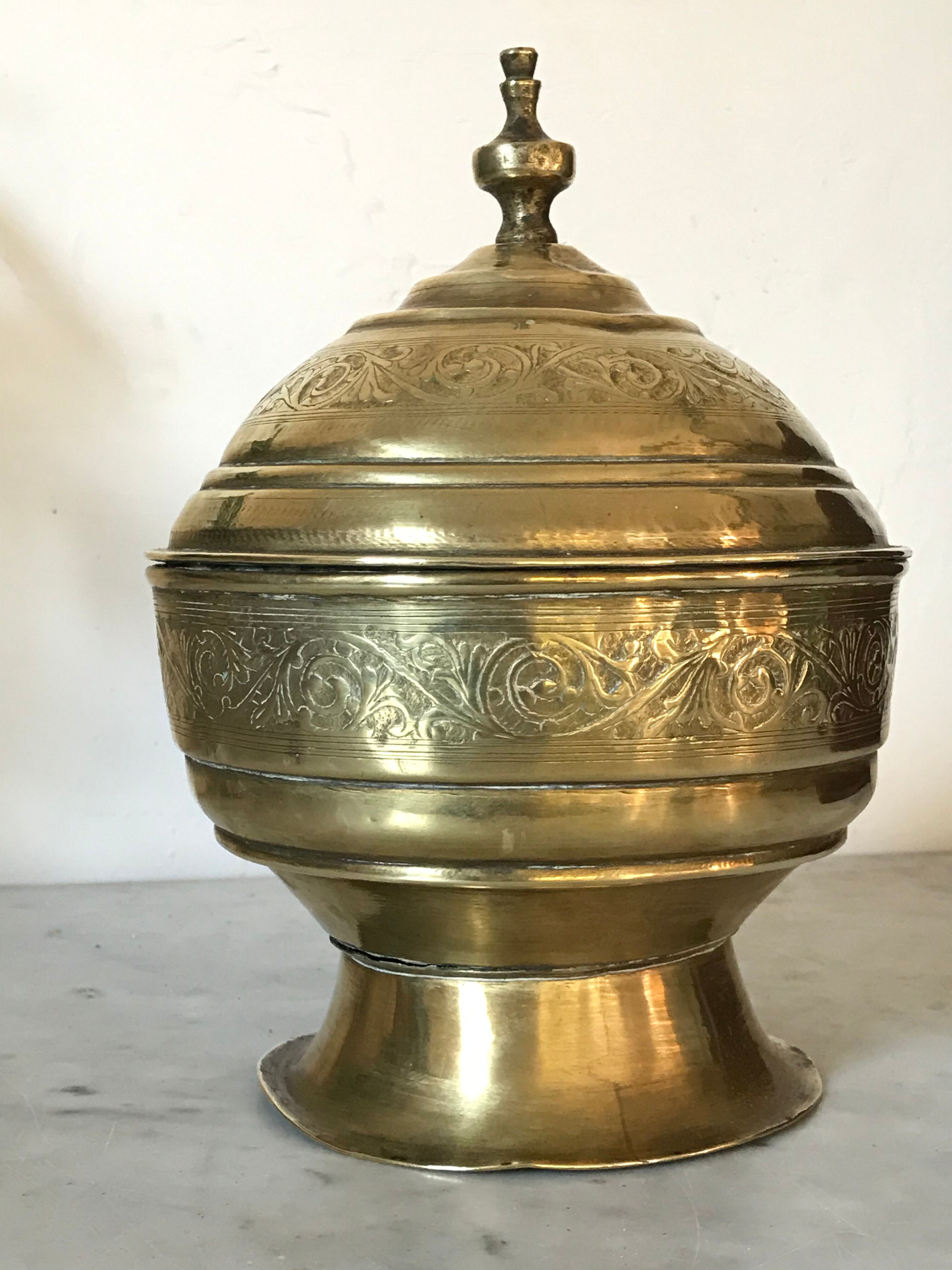Vintage brass box