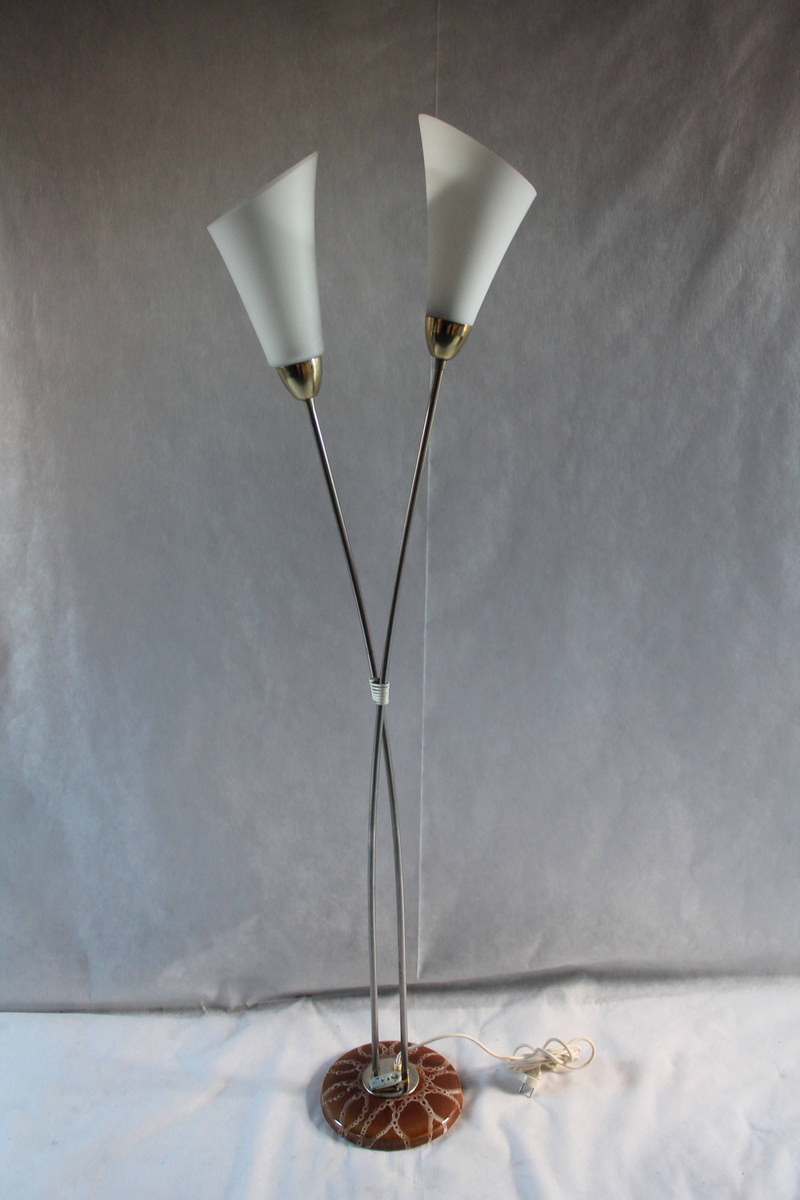 Czechoslovakian standing lamp, 70s
