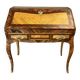 Louis XV slant-top desk in marquetry from the 18th century.