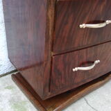 Art Deco curved chest of drawers
