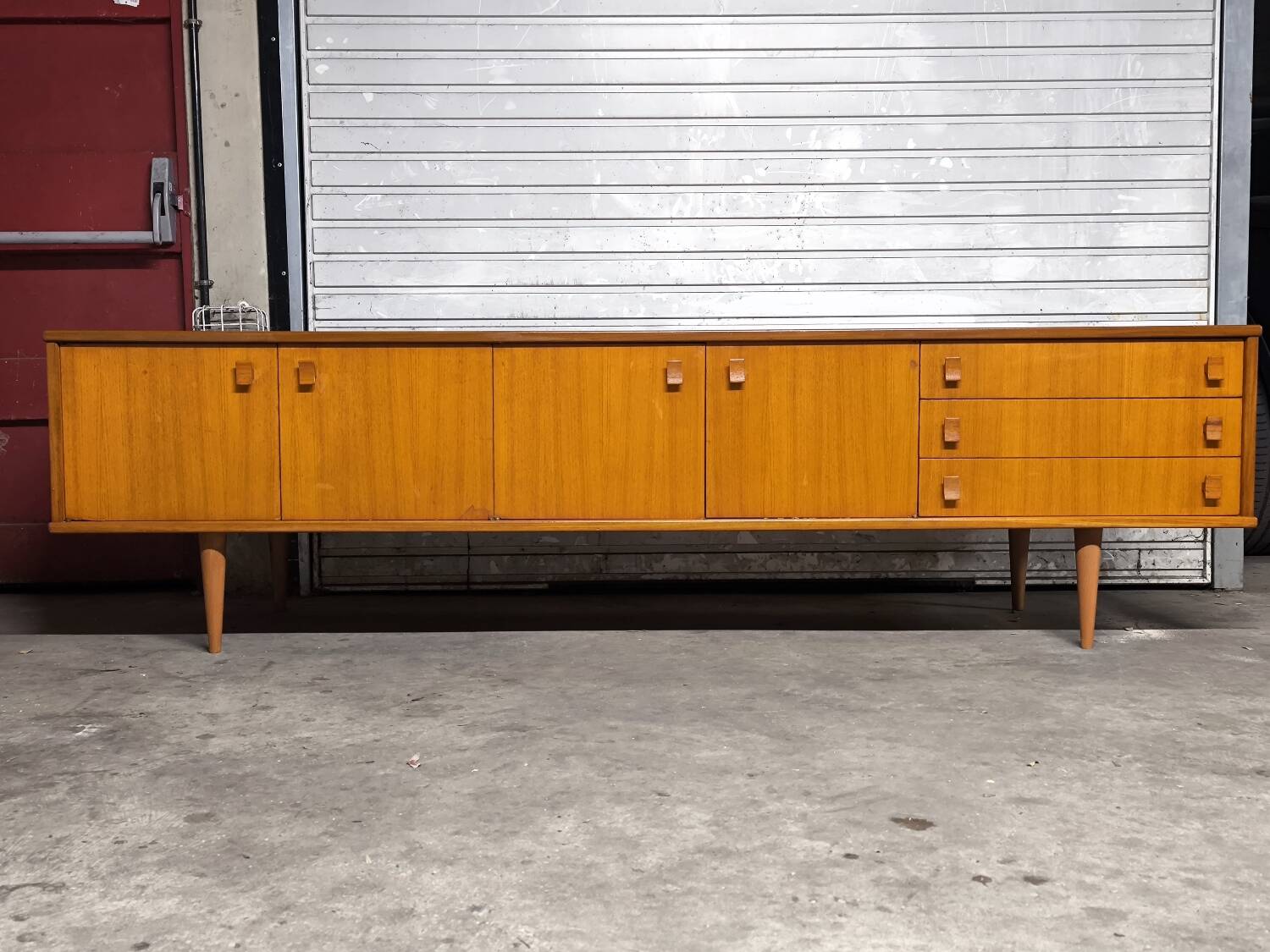 Vintage Scandinavian teak sideboard