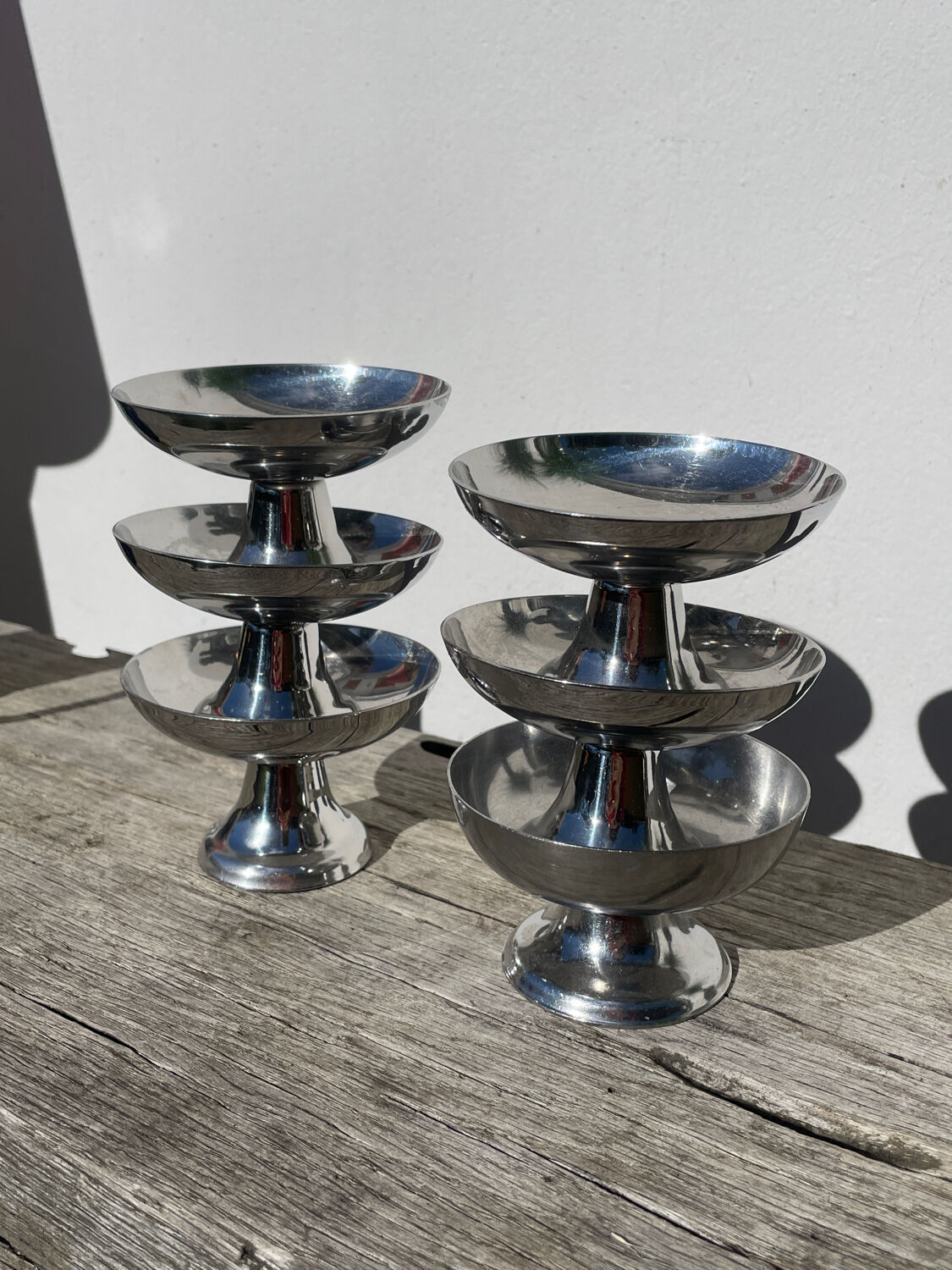 Stainless steel bowls / dishes 1970