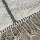 Handmade pure wool carpet, Moroccan artisan, size 1.5/2.5 m.