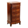 Antique Napoleon III cabinet in violet wood, 19th century.