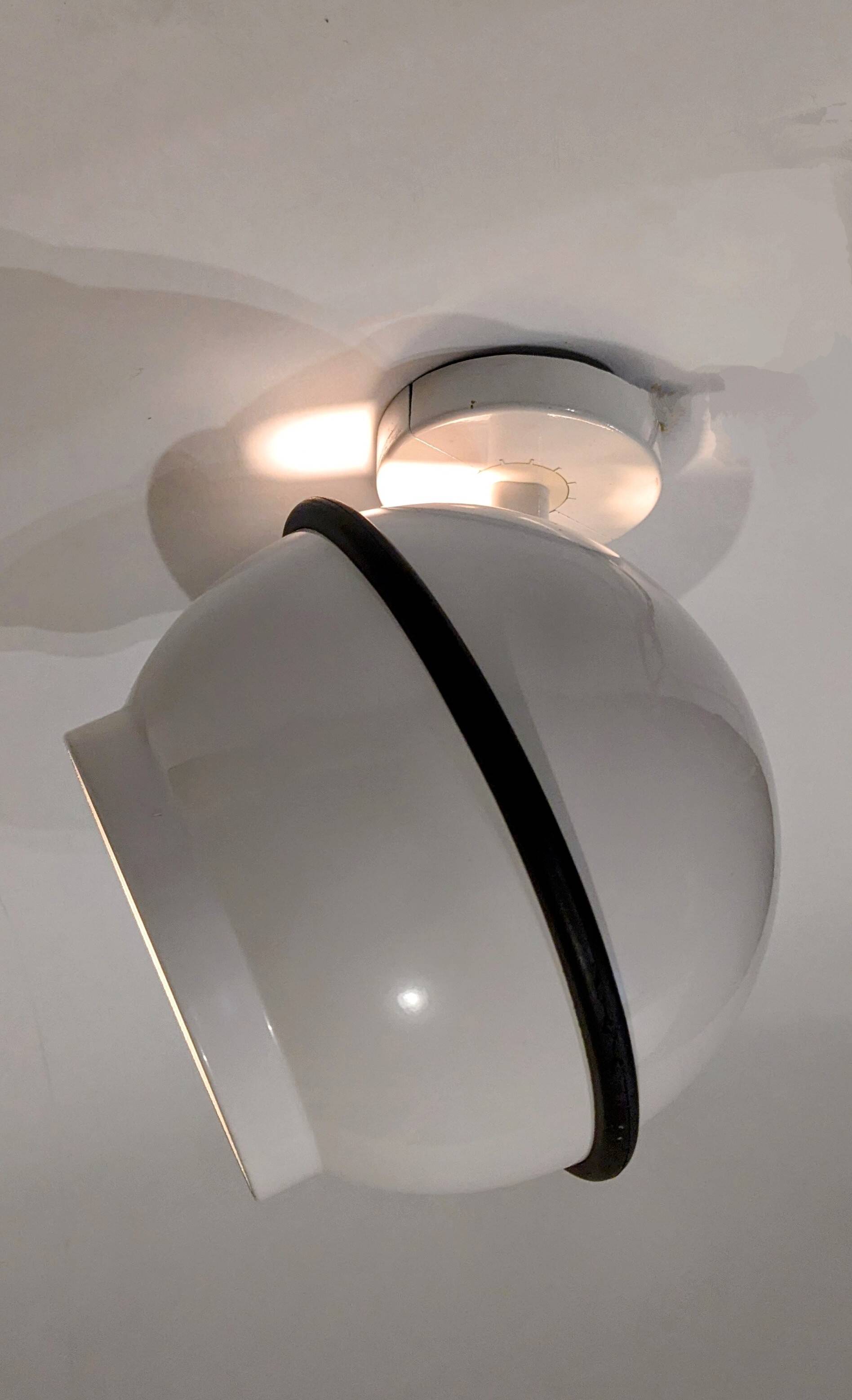 Space Age EyeBall 70s Design Wall or Ceiling Lamps