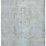 Handmade oriental 1980s 201 cm x 293 cm grey wool carpet